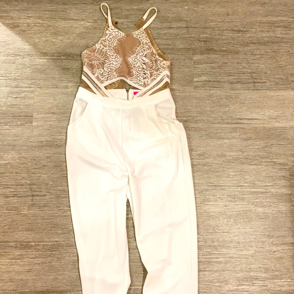 Xtaren white jumpsuit